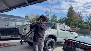 Yakima Bike Rack Installation  Retrax Bed Cover System  Toyota Tacoma TRD PRO [upl. by Osmo]