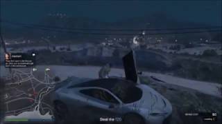 GTA online  Vehicle Cargo steal mission  using a Turreted Limo [upl. by Tenneb225]