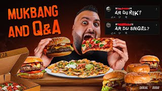 MUKBANG QampA MED DANJAL 🌮❓ [upl. by Nonnarb961]