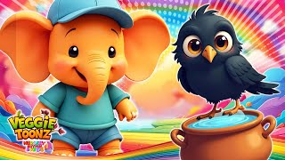 Ek Kauwa Pyasa Tha  एक कौवा प्यासा था  Hindi Nursery Songs For Kids [upl. by Persas]