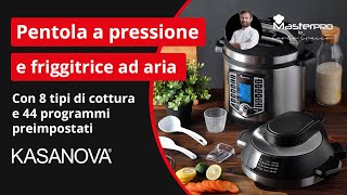 PENTOLA PRESSIONE E FRIGGITRICE AD ARIA MASTERPRO [upl. by Evonne929]