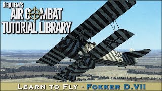 Learn to fly the Fokker DVII [upl. by Micheil]