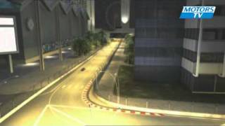 F1 Tour circuit Singapour 2010 [upl. by Airottiv932]