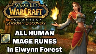 World of Warcraft Season of Discovery Elwynn Forest Mage Rune Locations [upl. by Lleze126]