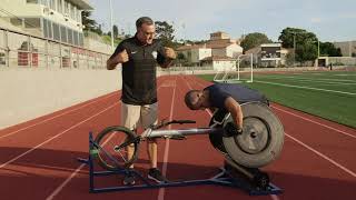 Wheelchair Racing  Push Stroke Basics [upl. by Amle355]