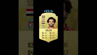 Mohammed Salah ın FIFA serisindeki kartları salah liverpool fifacards eafc24 [upl. by Service]