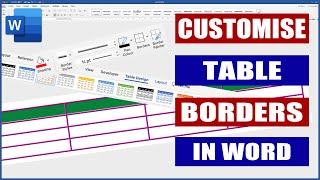 How to edit table borders in PowerPoint [upl. by Sutherland]