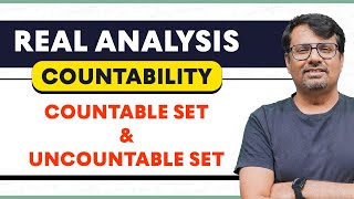 Countability of Sets  Similar Sets Finite Sets Infinite Sets Uncountable set  Real Analysis [upl. by Glick]