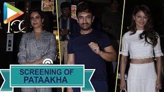 Pataakha movie special screening  Aamir Khan  Fatima Sana Shaikh amp others [upl. by Lefkowitz395]