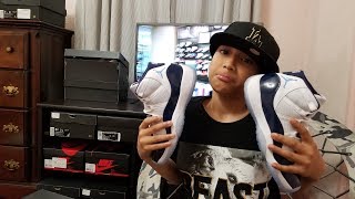 Jordan Retro 11 quotWin Like 82quot GS quotMidnight Navyquot 11 Review amp On Feet [upl. by Nayr258]