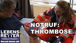 Notfall ThromboseAlarm – Patient hat extreme Schmerzen  Lebensretter hautnah  SAT1 [upl. by Rothstein343]