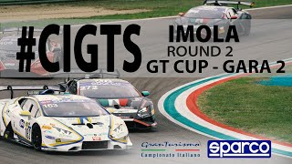 Campionato Italiano GT Sprint GT Cup  ACI Racing Weekend Imola round 2  Gara 2 [upl. by Garwood427]