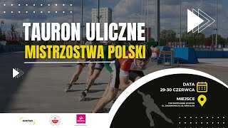 Tauron Uliczne Mistrzostwa Polski w jeździe szybkiej na wrotkach 29 czerwca 2024 Wrocław [upl. by Adeys]