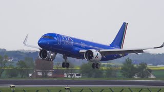 4K PLANE SPOTTING BRUSSELS AIRPORT  ARRIVALS 25L EBBR [upl. by Driskill212]