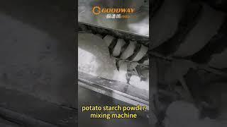 Potato starch powder mixing machine potato starch powder stirring machine [upl. by Varrian]