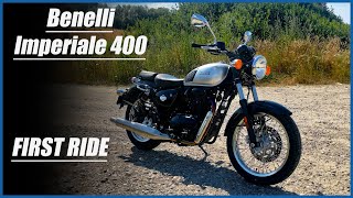 Benelli Imperiale 400  First Ride [upl. by Ellehcir]