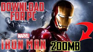 How to Download and Install Iron Man 1 For Pc game compressed 200mb [upl. by Lucania]