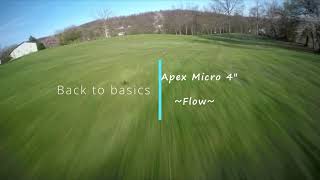 Apex Micro 4quot  Freestyle FPV  Back to basics  DJI session 5  4s Powa [upl. by Gamages]