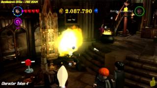 Lego Harry Potter Years 14 Moving Staircase FREE ROAM All collectibles  HTG [upl. by Htevi]