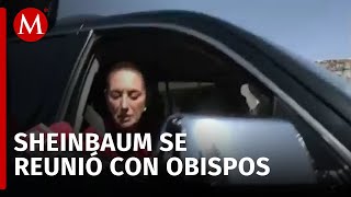 Obispos piden a Claudia Sheinbaum la construcción de la paz en reunión [upl. by Aivatnuhs]