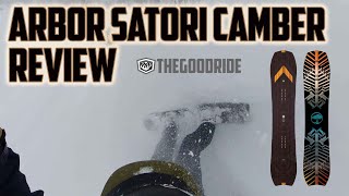 Arbor Satori Camber Snowboard Review [upl. by Slayton]