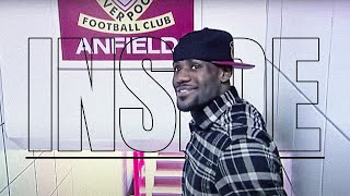 The GOAT 🐐  LeBron James Comes To Anfield  Liverpool FC [upl. by Eecak]