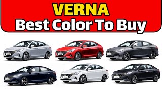 Hyundai Verna Color Options  Verna Best Color to buy  verna [upl. by Radcliffe271]