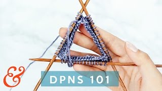 Double Pointed Needles for Beginners [upl. by Nnairek]