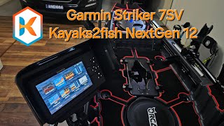 Garmin Striker 7SV fitted on my Kayaks2fish NextGen 12 [upl. by Llerod]