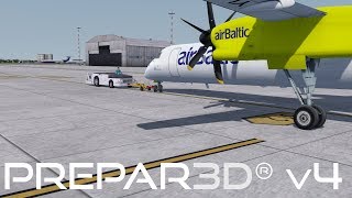 Prepar3D v42  Riga to Kaliningrad  EVRAUMKK  Majestic Dash8 Q400  P3D [upl. by Akeihsal]