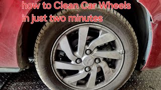 How 😛 to clean Car The wheels 🛞 with red fox automobile carcare Cleanwheel [upl. by Aniret]