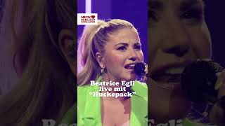 Beatrice Egli auf der Bühne mit ihrem Hit quotHuckepackquot👏🏻🪩 schlager beatriceegli [upl. by Eniaj845]