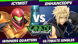 Xanadu Homecoming  IcyMist Samus Vs enhancedpv Cloud Smash Ultimate  SSBU [upl. by Obara]