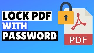 How to Password Protect PDF File  Set Password on PDF [upl. by Delwin]