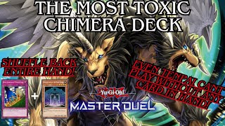 The Most Toxic And Broken Chimera Deck Shuffle Back Hand In Standby Phase YuGiOh Master Duel [upl. by Arrekahs]