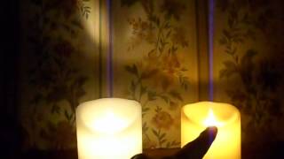 DIY ledreal pillar memorial candle super easy [upl. by Sapienza355]