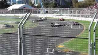 Australian Grand Prix 2012  First Corner of the Race [upl. by Ennairoc]