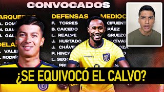 Los ERRORES y ACIERTOS en la CONVOCATORIA de ECUADOR para ELIMINATORIAS 2026 [upl. by Ced]