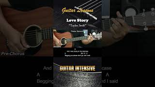 Love Story  Taylor Swift  EASY Guitar Tutorial with Chords  Lyrics  Guitar Lessons chordgitar [upl. by Erdman]