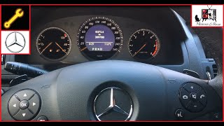 Como realizar el reset de servicio y mantenimiento en un mercedes w204 [upl. by Seraphina]