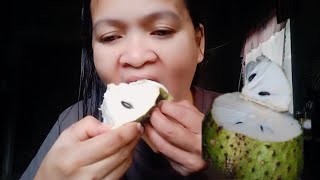 ASMR MUKBANG EATING SHOW  NATIVE SWEET GUYABANO FRUITS [upl. by Friedland]