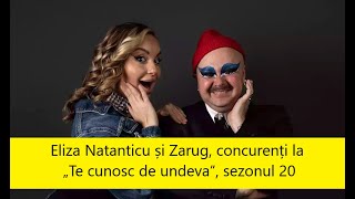 Eliza Natanticu și Zarug concurenți la „Te cunosc de undeva” sezonul 20 [upl. by Anek291]