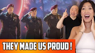 82nd Airborne Division Chorus Sings Brother On AGT Finals Reaction [upl. by Acenom]