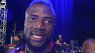 Efe Ajagba Post Fight Interview April 2019 [upl. by Pineda501]