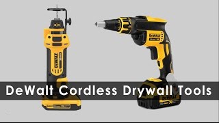 DeWalt Cordless Drywall Screwgun amp Cut Out Tool [upl. by Kaleb]