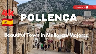 Pollensa Pollença 4K Walking Tour Mallorca Majorca 2023 🇪🇸 [upl. by Rosa]