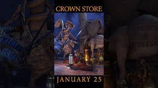 ESO Crown Store PREVIEW January 25 2024 eso esofam esonews elderscrollsonline shorts [upl. by Wahl]