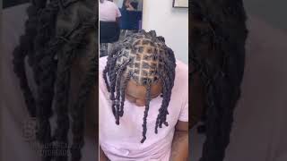 Detox locs Retwist with Rope Style [upl. by Nodla]