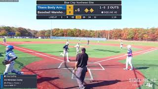 Titans Body Armor 14u vs Baseball Warehouse Purple 10192024 [upl. by Seedman937]