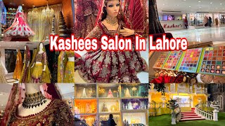 Kashees parlor in Lahore  Kashees makeup shopping  bridal lahanga kashes  mm Alam Road kashees [upl. by Azil]